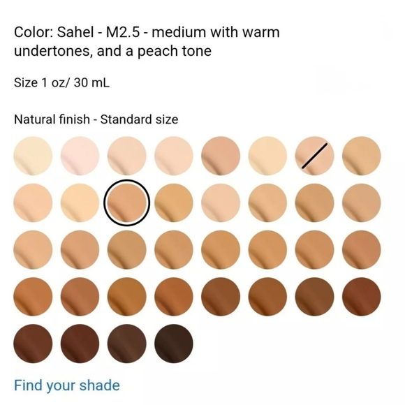 NARS Light Reflecting Foundation MEDIUM 2.5 Sahel 1oz - Picture 2 of 4